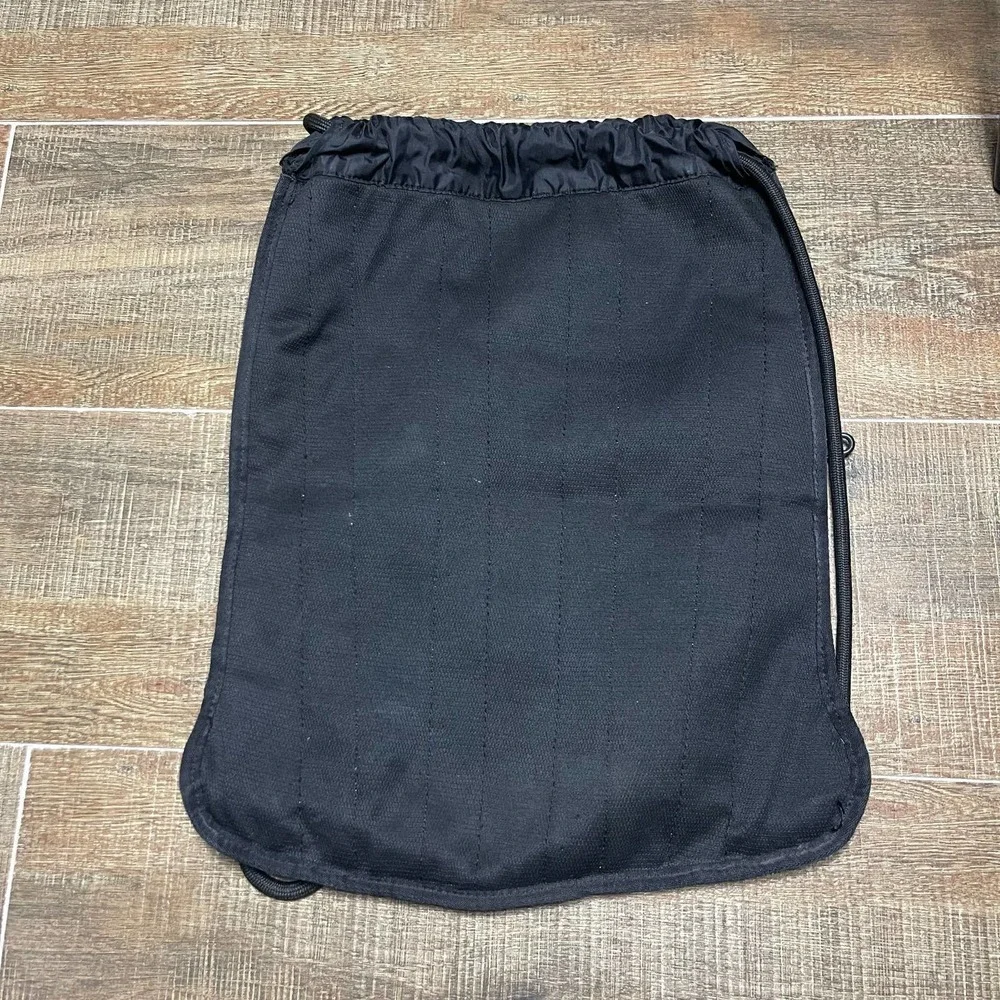 Jordan Drawnstring Black Pouch Bag